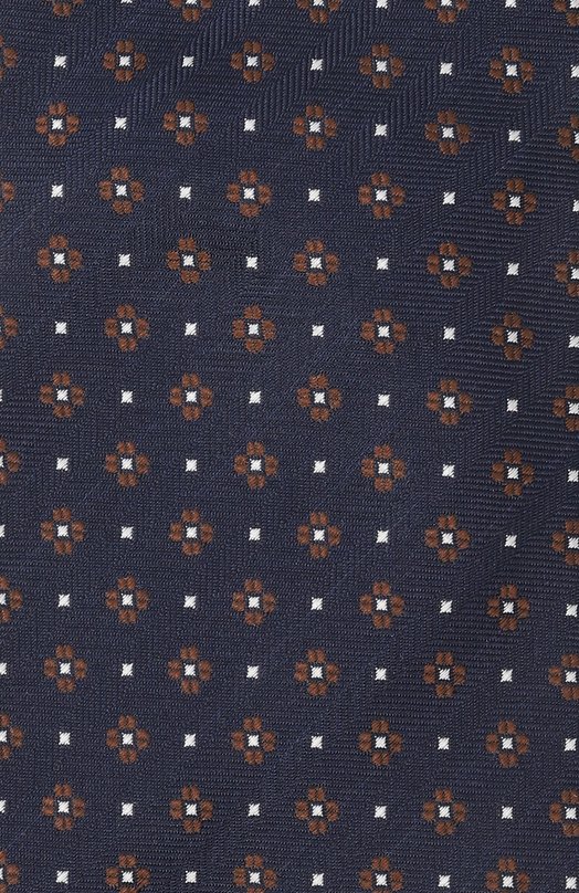 Шелковый галстук Zegna 1P8/Z9D02TA9 Синий  1P8/Z9D02TA9 Фото 4