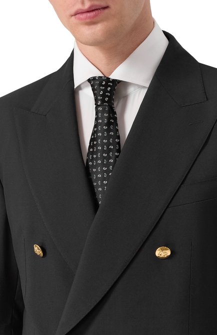 Мужской шелковый галстук GIORGIO ARMANI, арт. GM000800/TE16585