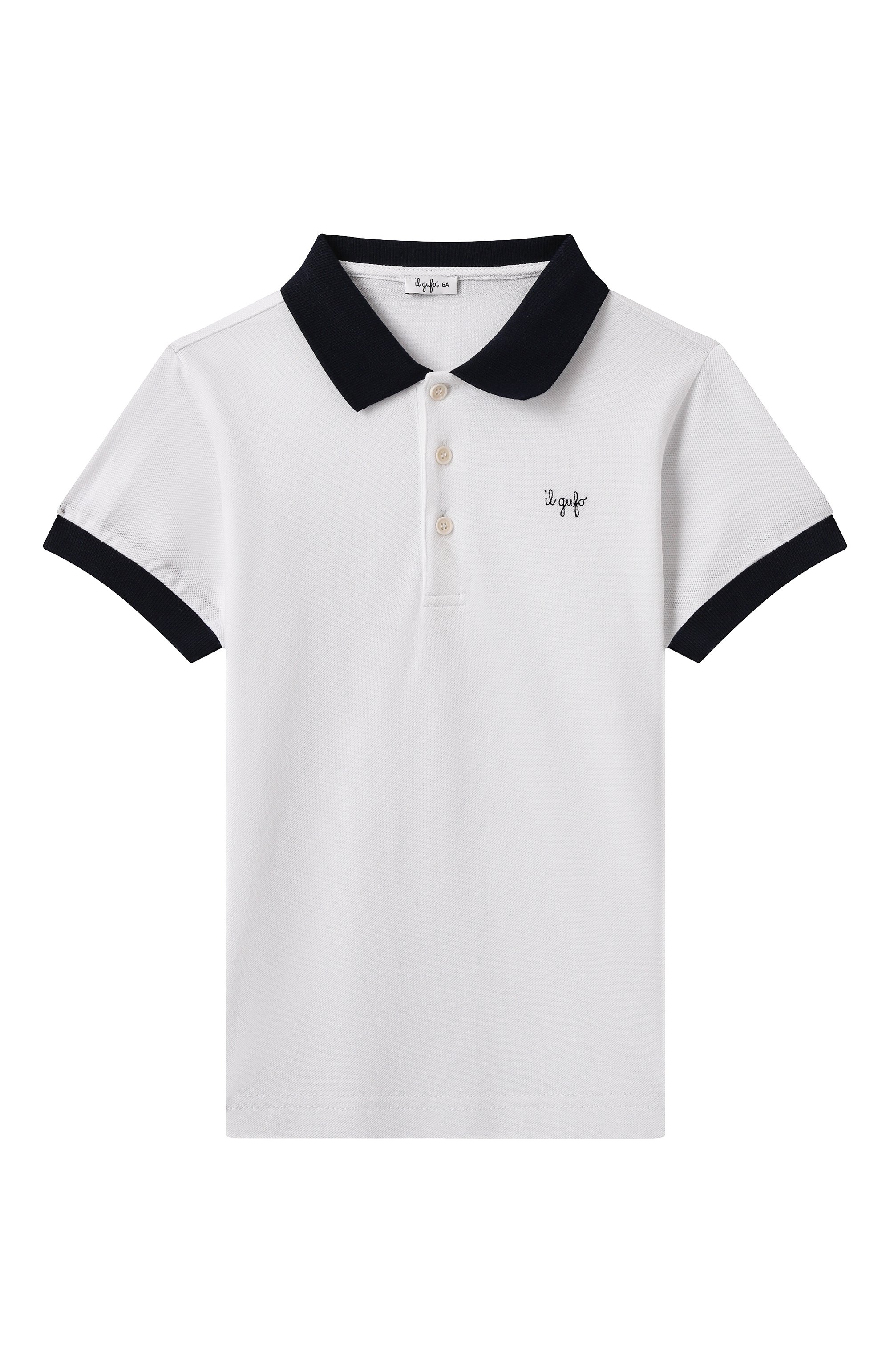 Хлопковое поло IL GUFO, арт. P25PC067M0095/5A-8A, фото 1