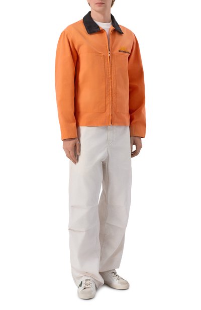 Мужские кожаные кеды super-star GOLDEN GOOSE DELUXE BRAND, арт. GMF00101.F008113