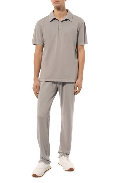 Хлопковое поло JAMES PERSE светло-серого цвета по цене 28050 руб., арт. MSX3337/FOG, фото 2 Хлопковое поло JAMES PERSE, арт. MSX3337/FOG, фото 2