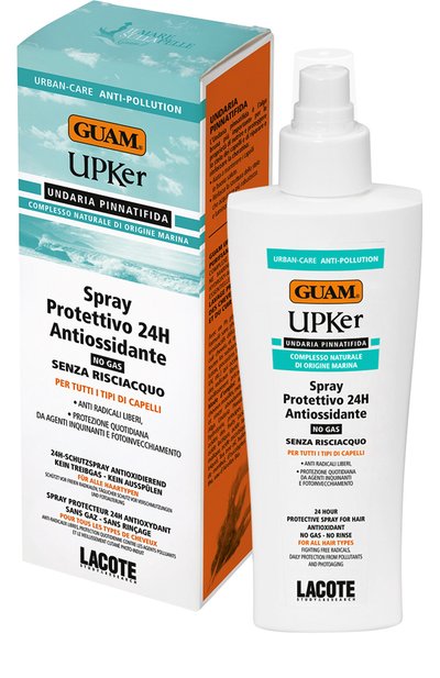 Защитный спрей для волос 24-часового действия upker (150ml) GUAM бесцветного цвета по цене 1860 руб., арт. 8025021161525, фото 2 Защитный спрей для волос 24-часового действия upker (150ml) GUAM, арт. 8025021161525, фото 2
