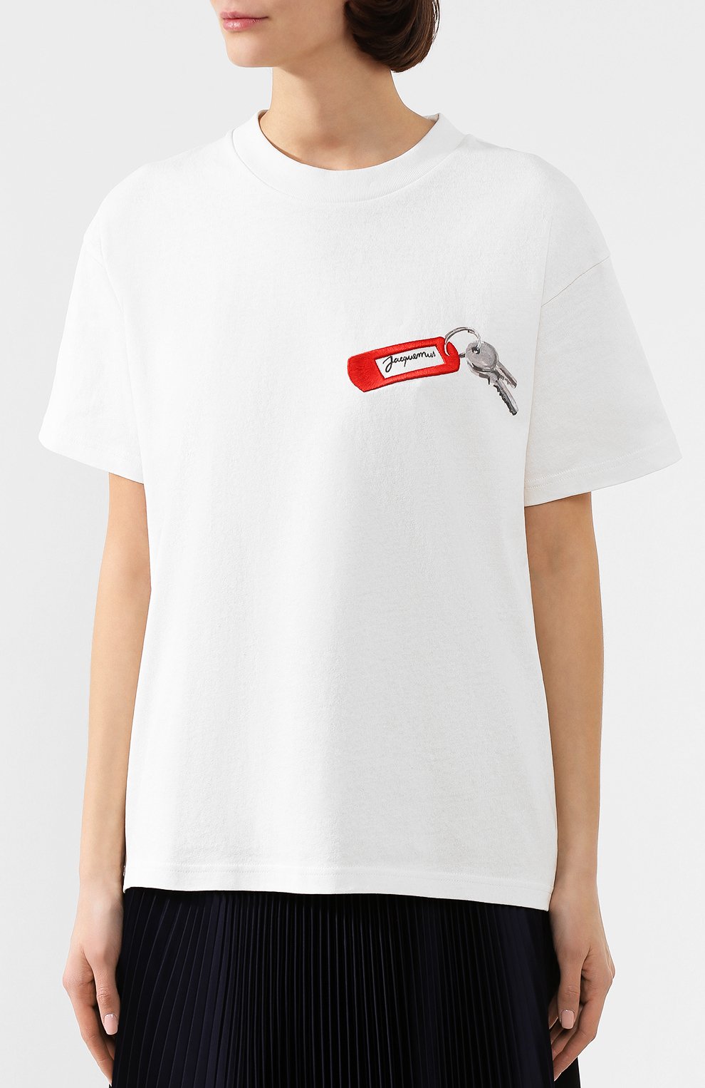 Хлопковая футболка JACQUEMUS, арт. 194JS07/18110, фото 3