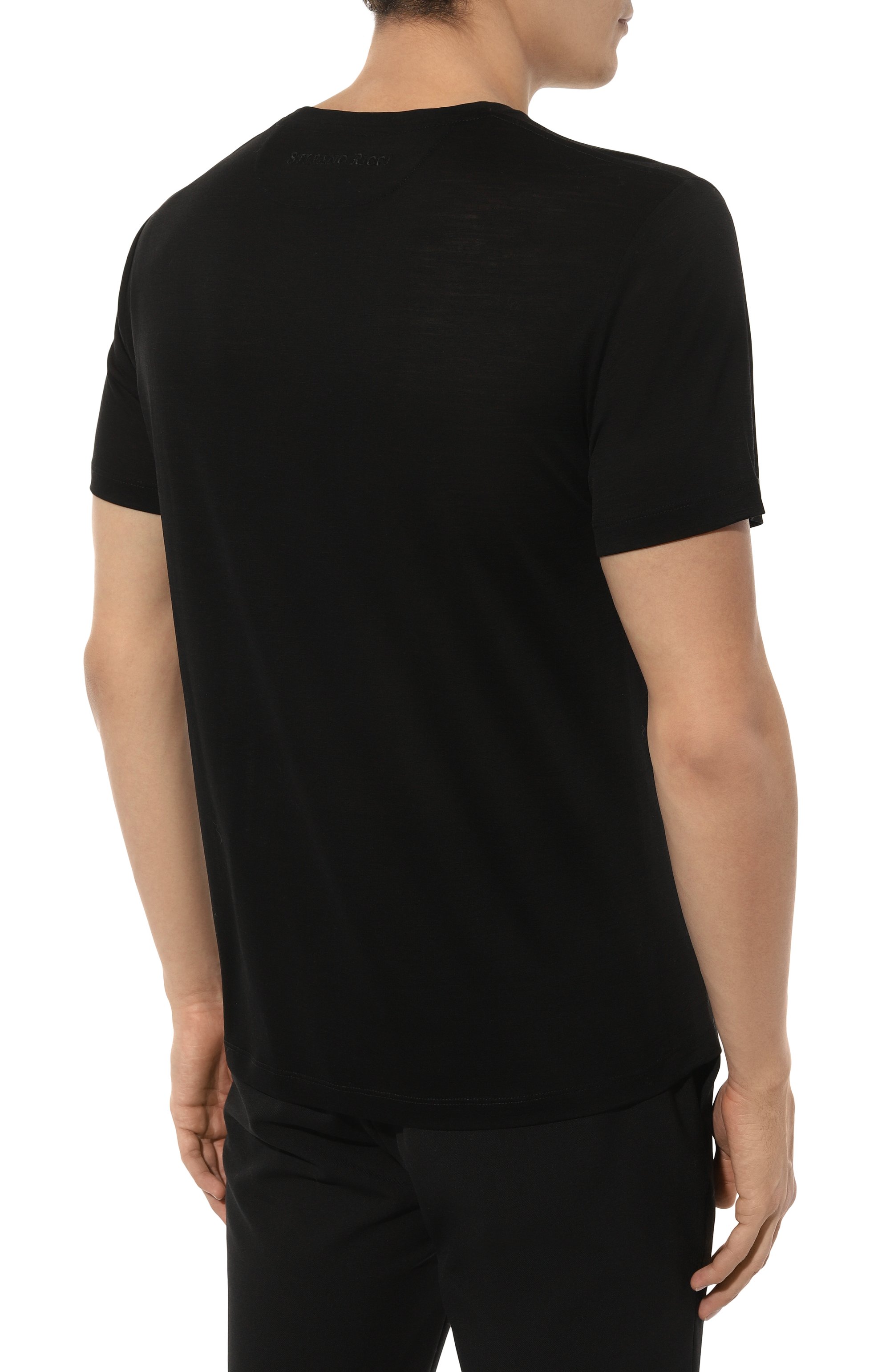 Шерстяная футболка STEFANO RICCI, арт. MNH4103200/WV, фото 4