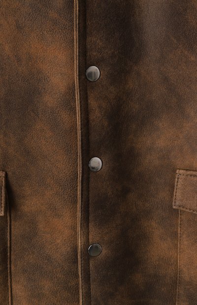 Дубленка из овчины VLASTA MOUNTAIN коричневого цвета по цене 79950 руб., арт. TRAKIA, фото 3 Дубленка из овчины VLASTA MOUNTAIN, арт. TRAKIA, фото 3