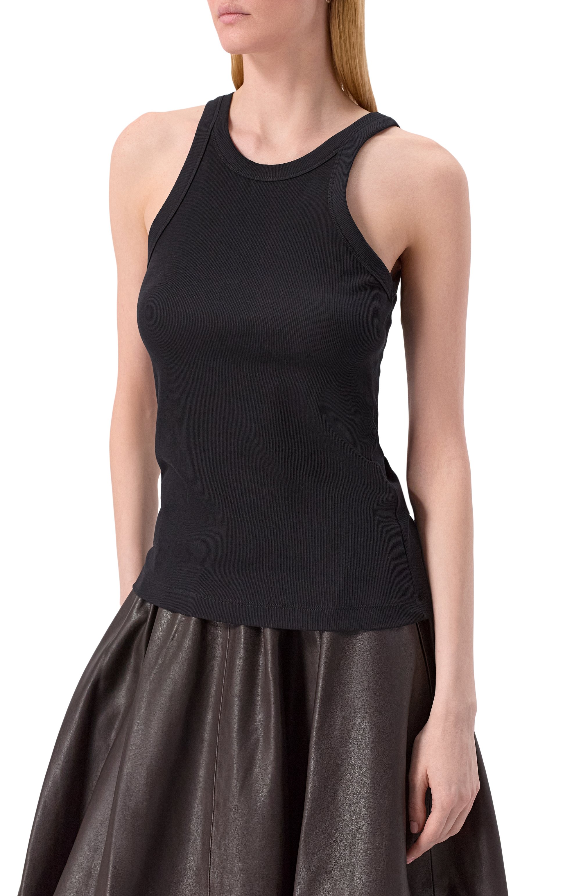 Хлопковая майка TOTEME, арт. 211-437-772, фото 3