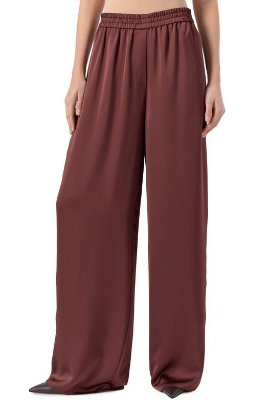 Атласные брюки HUGO 50545619 Коричневый  50545619 Фото 3