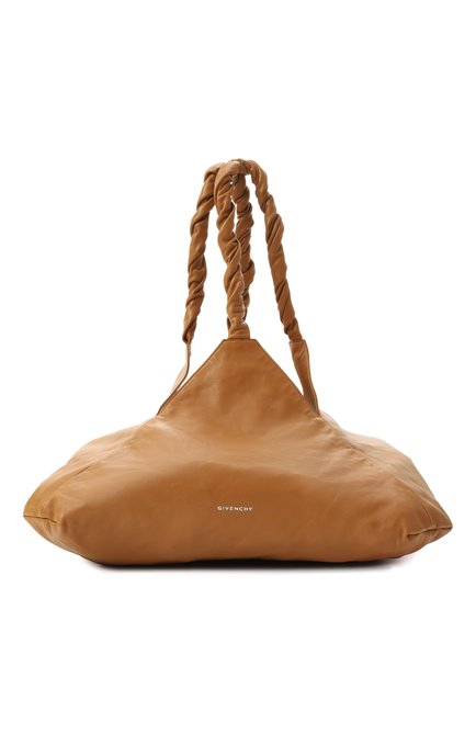 Женская сумка balle large GIVENCHY коричневого цвета, арт. 4BB50GQB12X | Фото 1 (Материал: Натуральная кожа; Материал сплава: Проставлено; Драгоценные камни: Проставлено; Размер: large)