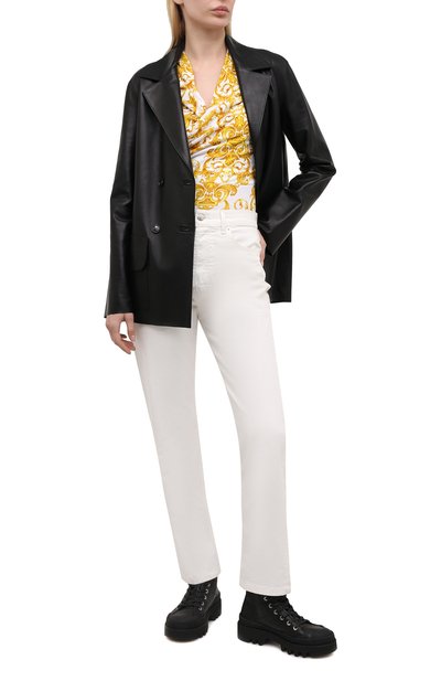 Хлопковое боди VERSACE JEANS COUTURE, арт. D4HWA603-WDP214/S0155, фото 2