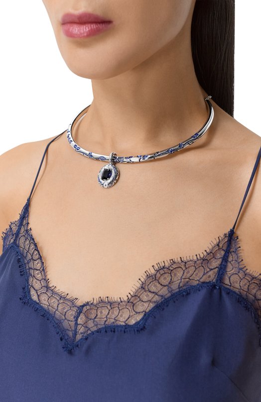 Колье Mistery Bloom Bluejay BJ78-MB-B Синий  BJ78-MB-B Фото 2