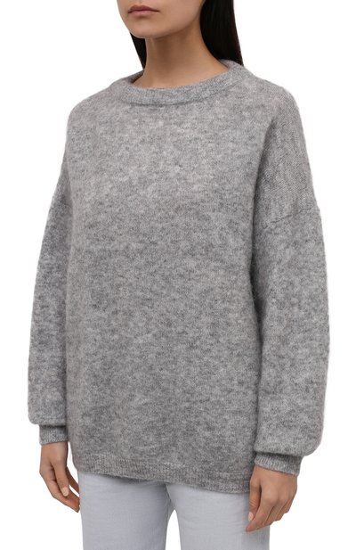 Свитер ACNE STUDIOS серого цвета по цене 34050 руб., арт. A60195, фото 3 Свитер ACNE STUDIOS, арт. A60195, фото 3