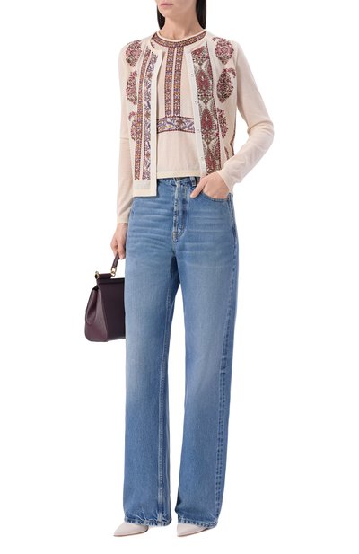 Кардиган из кашемира и шелка GIAMBATTISTA VALLI, арт. 26SSPVCMM34P/80CAS, фото 2