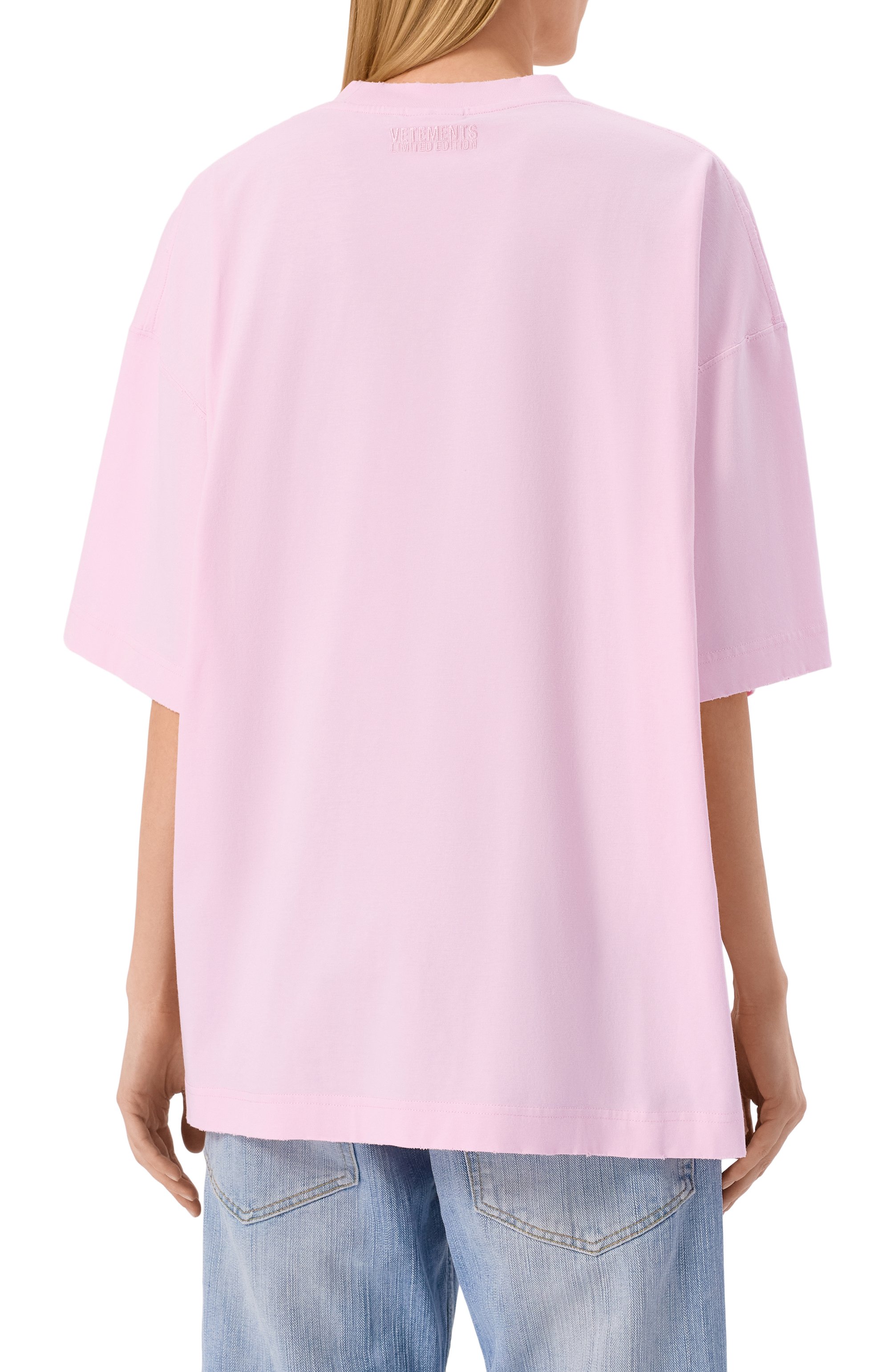 Хлопковая футболка VETEMENTS, арт. ME76TR210PX/1200 LIGHT JERSEY, фото 7