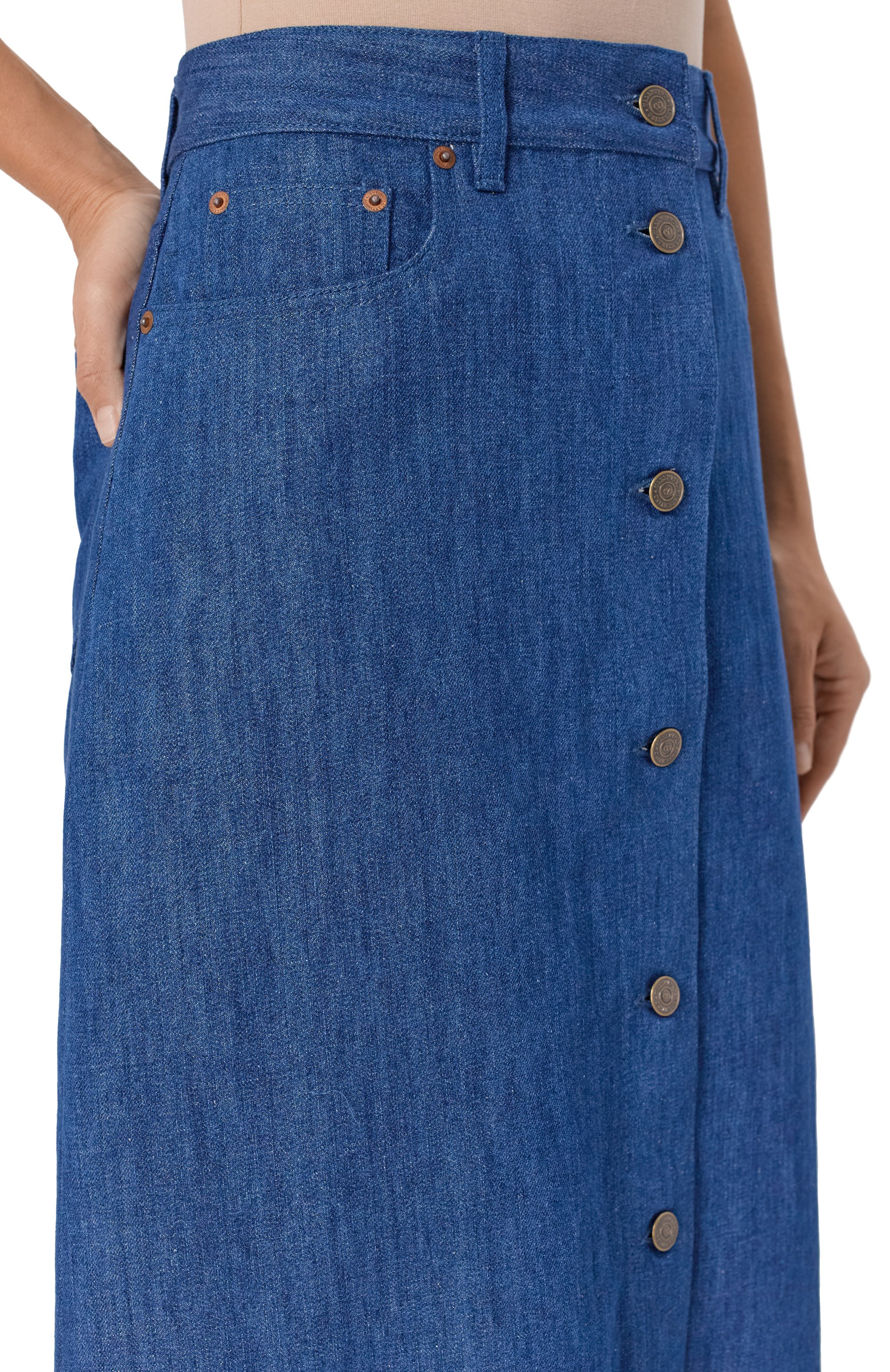 Джинсовая юбка VALENTINO, арт. 7B3DD20K/9HG, фото 5