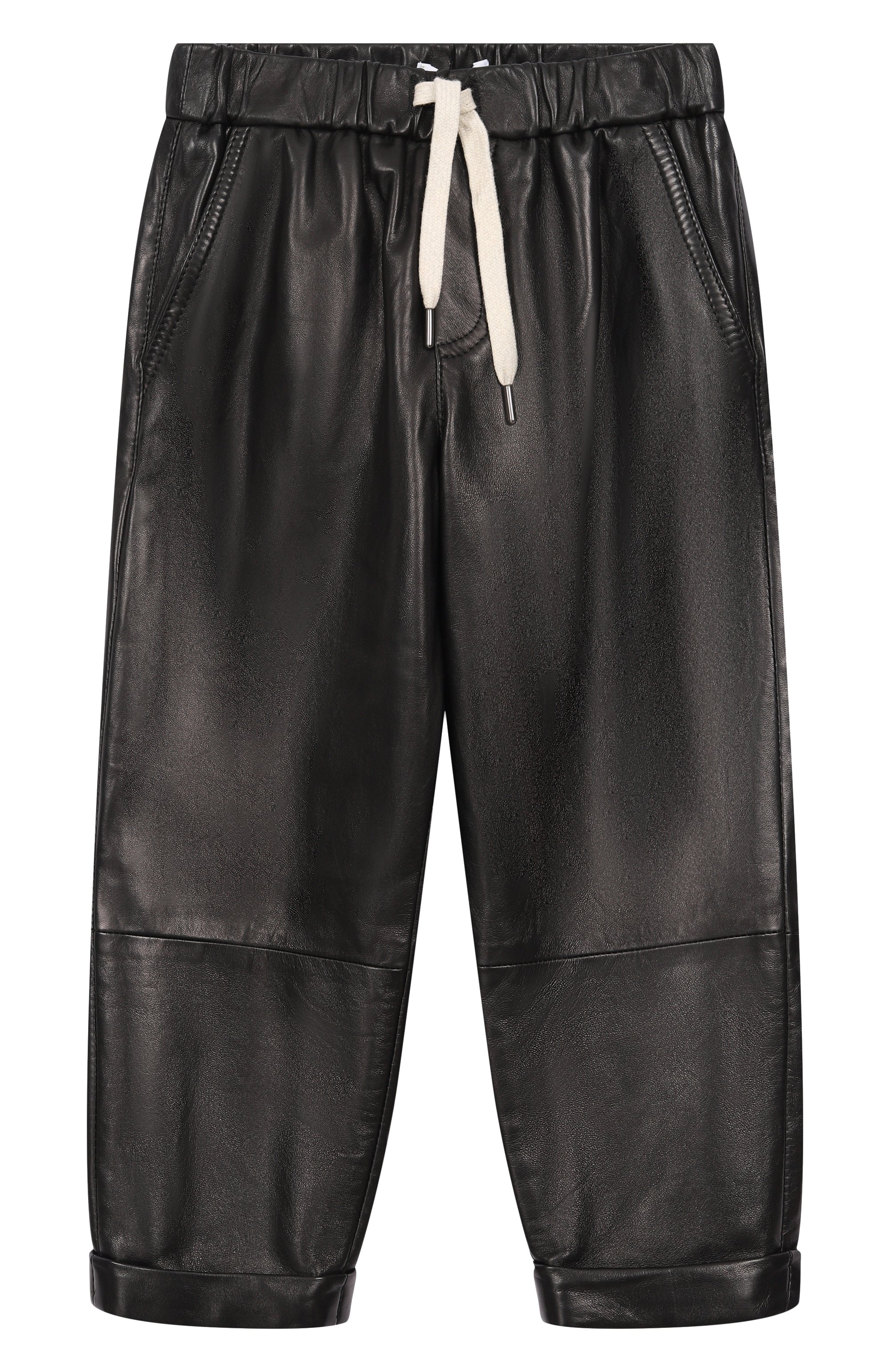 Кожаные брюки BRUNELLO CUCINELLI, арт. BPNGIP223A, фото 1