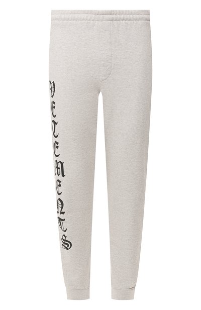 Женские хлопковые джоггеры VETEMENTS, арт. SS20PA321 1624/W/GREY