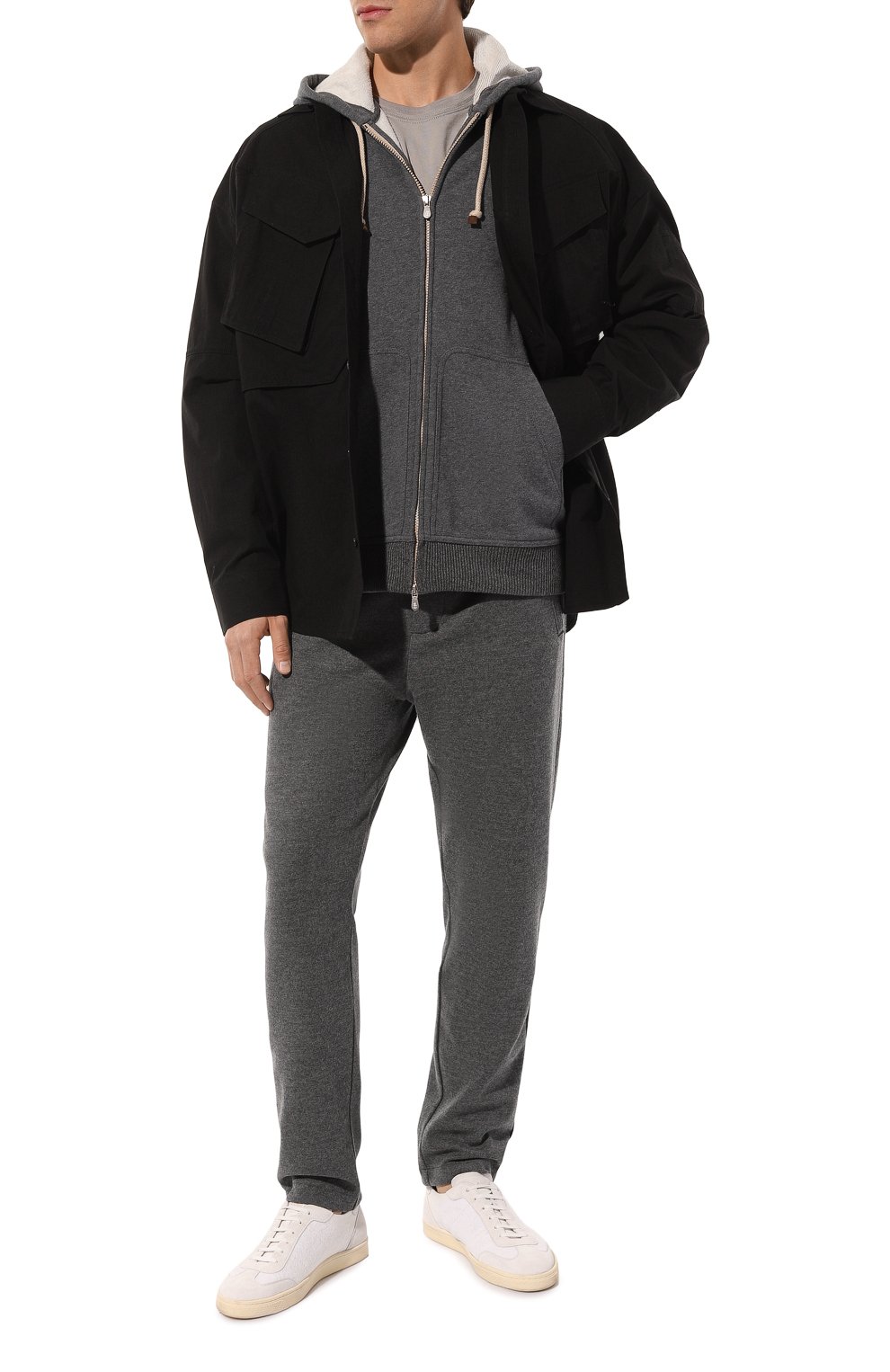 Хлопковая толстовка BRUNELLO CUCINELLI, арт. MTU23B2225, фото 2