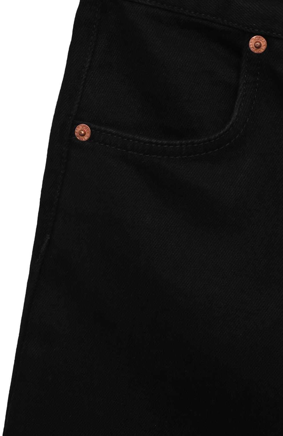 Джинсы MM6 черного цвета по цене 18300 руб., арт. M60451/MM03S, фото 3 Джинсы MM6, арт. M60451/MM03S, фото 3