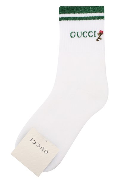 Женские хлопковые носки GUCCI, арт. 579316/3GD70