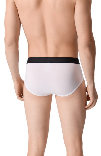 Хлопковые брифы KITON белого цвета по цене 22450 руб., арт. UNWBX15K0727H01, фото 3 Хлопковые брифы KITON, арт. UNWBX15K0727H01, фото 3