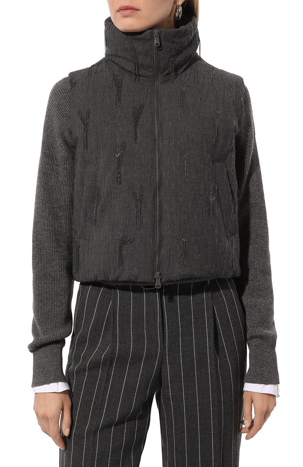 Пуховый жилет BRUNELLO CUCINELLI, арт. M0W077855P, фото 3