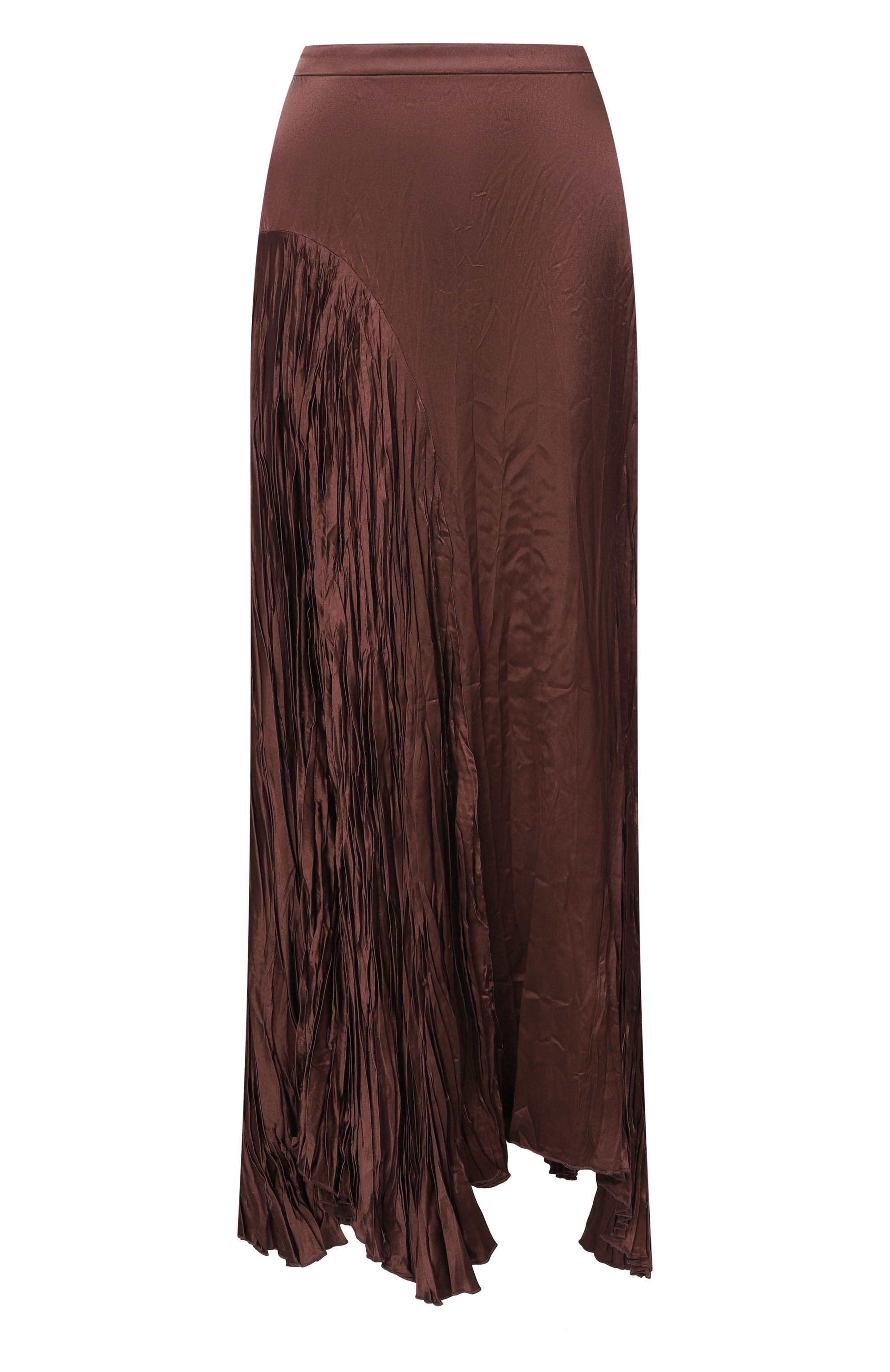 Атласная юбка BOSS коричневого цвета по цене 57100 руб., арт. 50562618, фото 1 Атласная юбка BOSS, арт. 50562618, фото 1