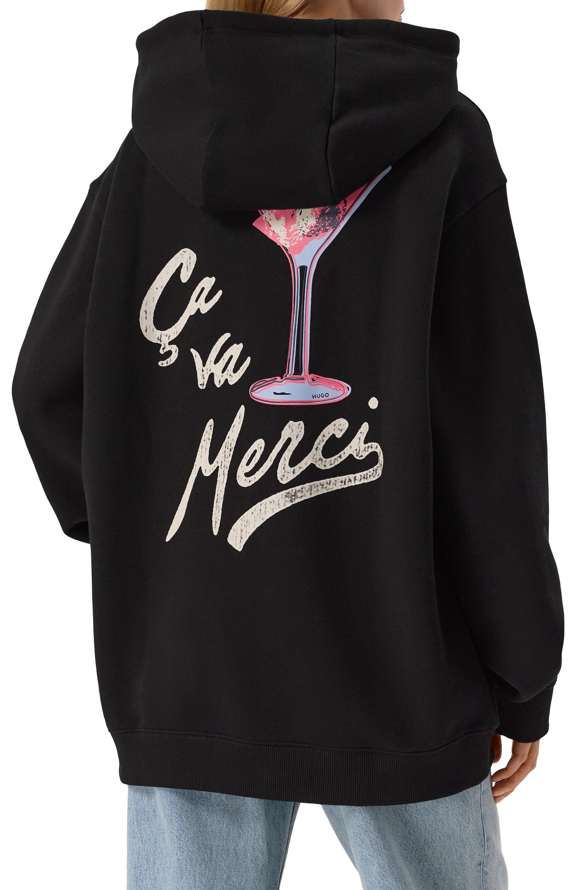 Хлопковое худи HUGO, арт. 50545201, фото 4