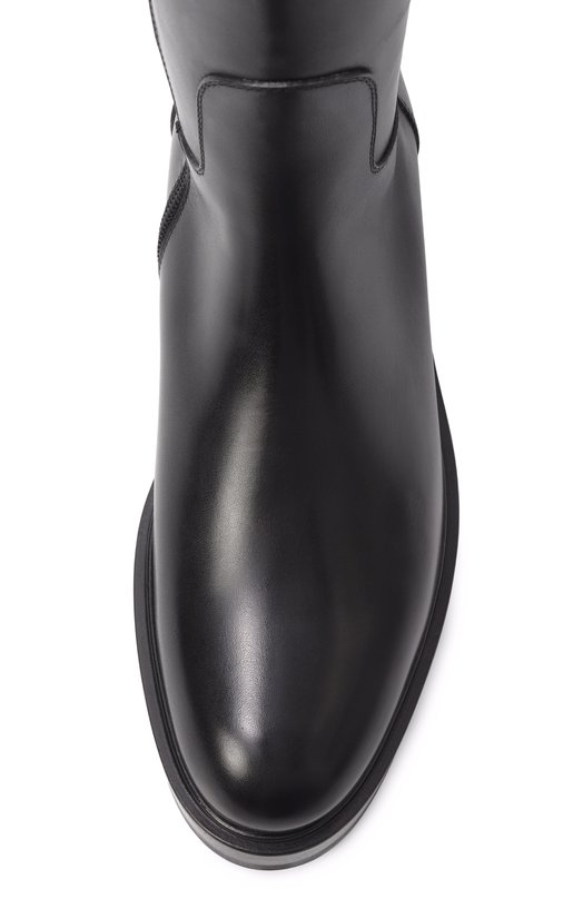 Кожаные сапоги Kiton D56806N0102401 Чёрный  D56806N0102401 Фото 6