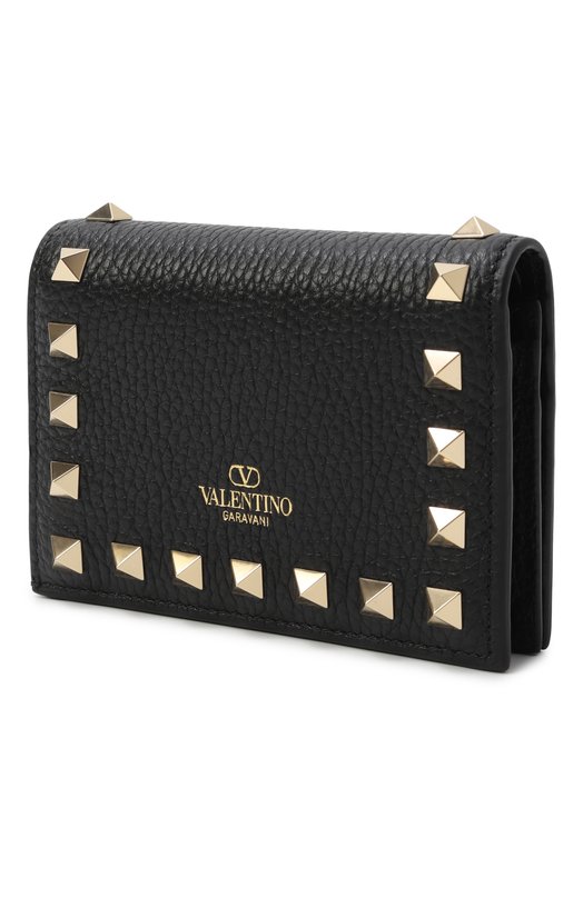 Кожаный кошелек Valentino 7W2P0P39/VSH Чёрный  7W2P0P39/VSH Фото 2