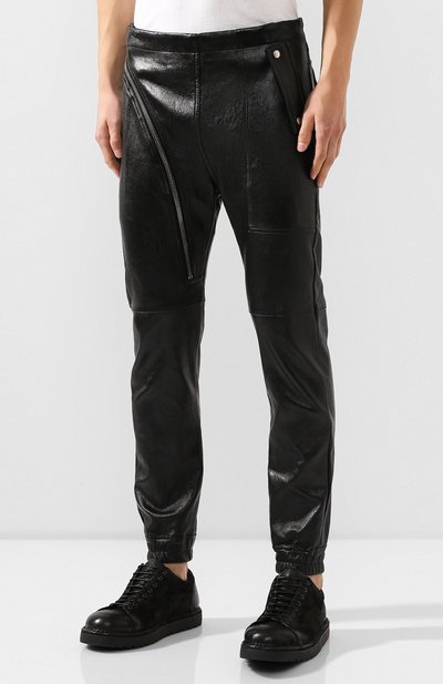 Кожаные брюки RICK OWENS, арт. RU19F4392/LS, фото 3