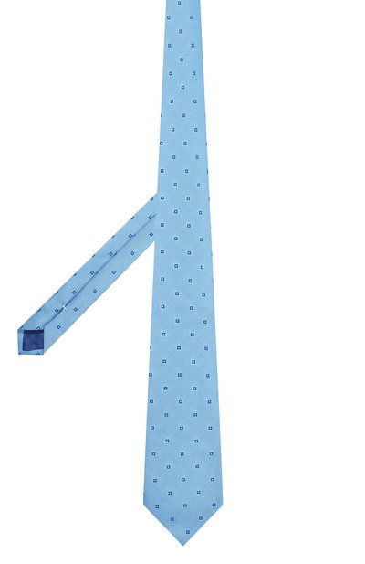 Шелковый галстук BROUBACK голубого цвета по цене 5995 руб., арт. TIE 8CM/FW22, фото 3 Шелковый галстук BROUBACK, арт. TIE 8CM/FW22, фото 3