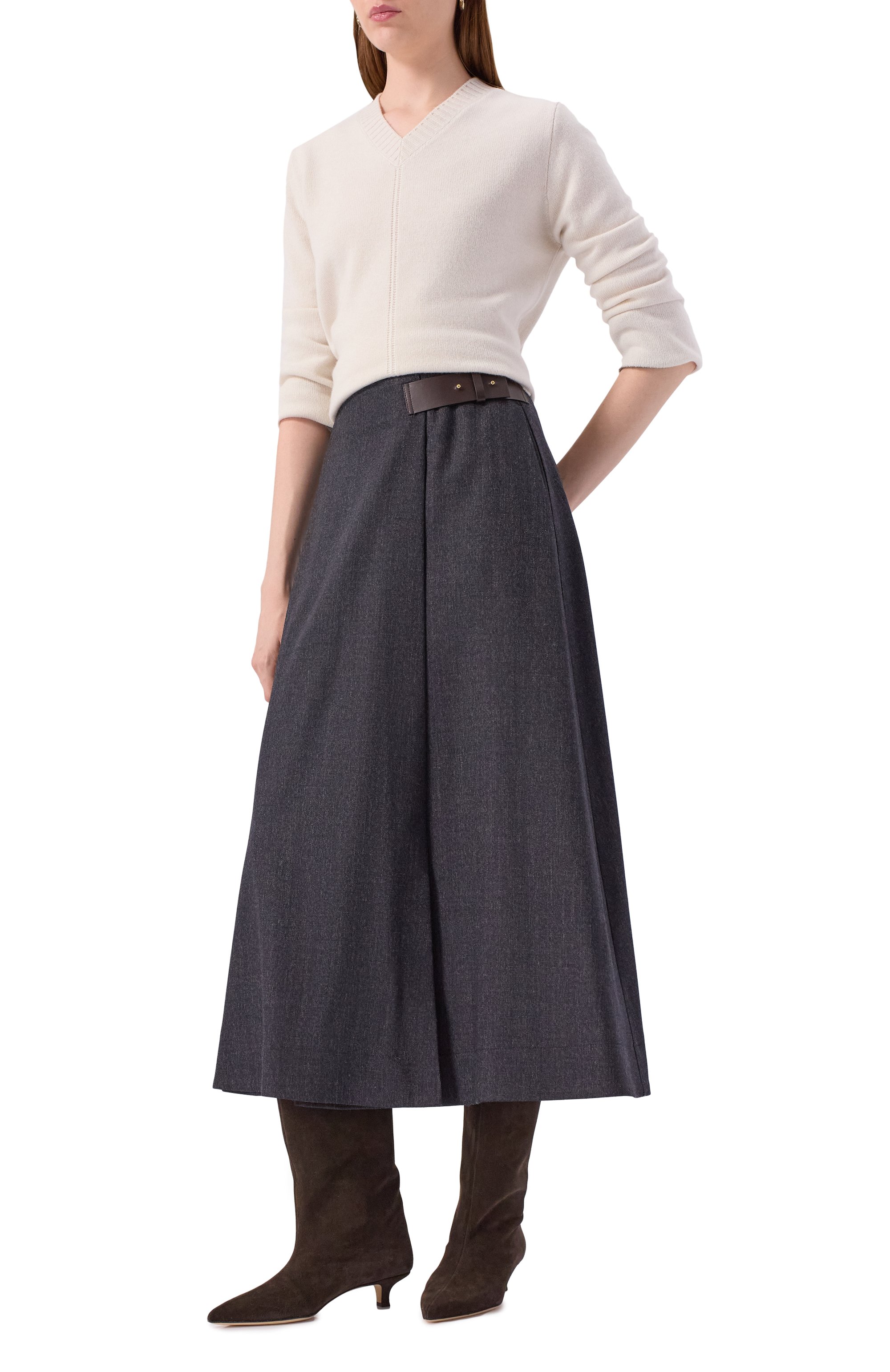 Шерстяная юбка LORENA ANTONIAZZI, арт. G033B/4998, фото 2