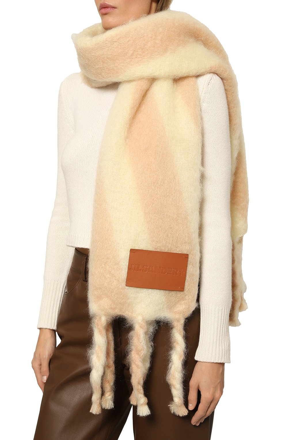 Шерстяной шарф JIL SANDER, арт. J40TE0123/J40041, фото 2