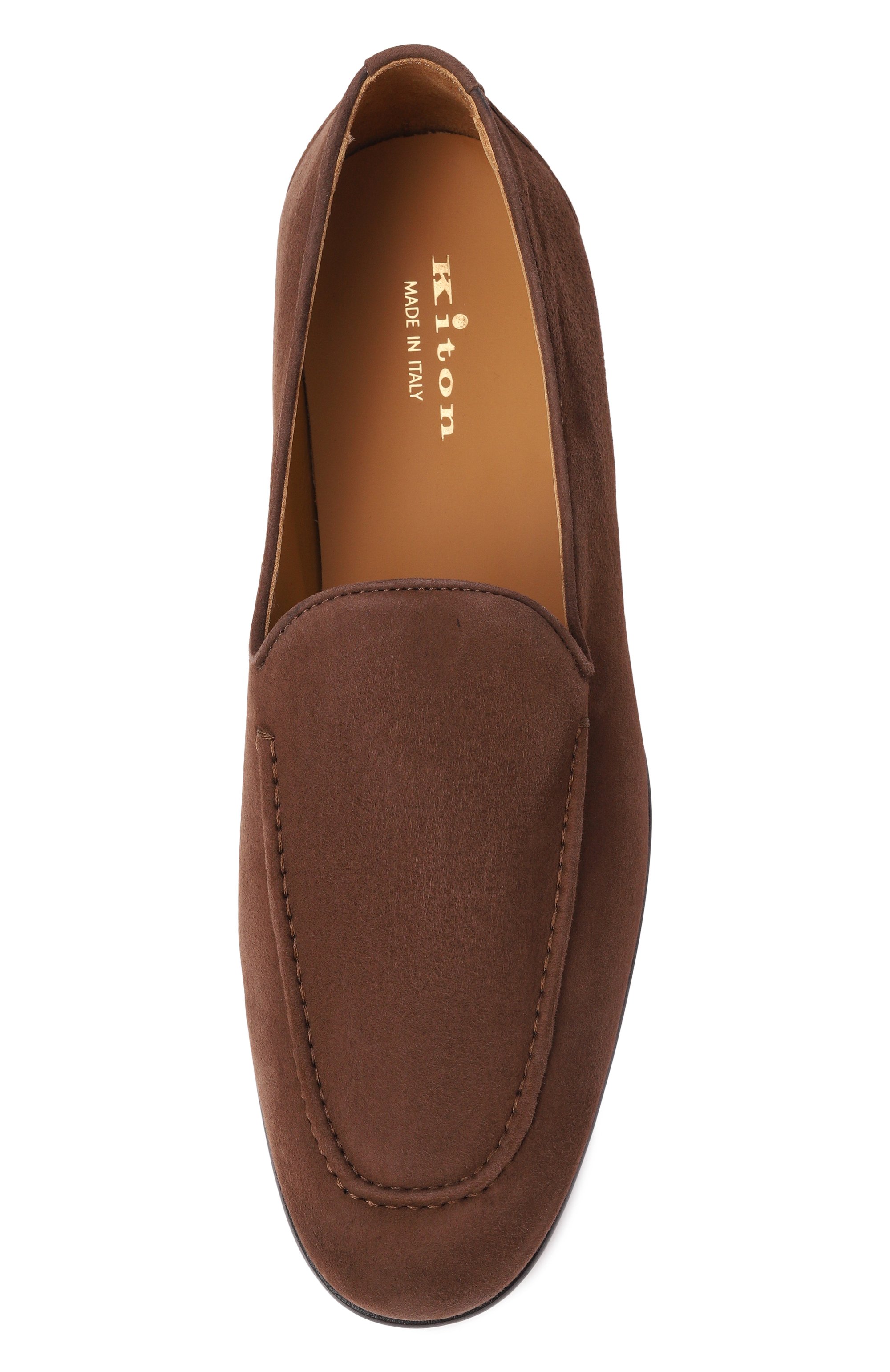 Замшевые лоферы KITON, арт. USSA404N01391, фото 5