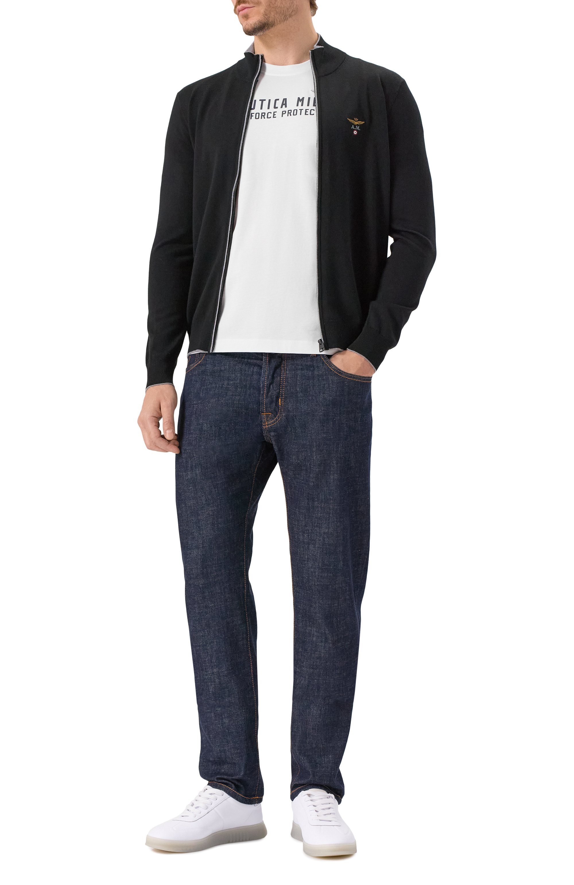 Хлопковая футболка AERONAUTICA MILITARE, арт. TS1942UJ00538, фото 2