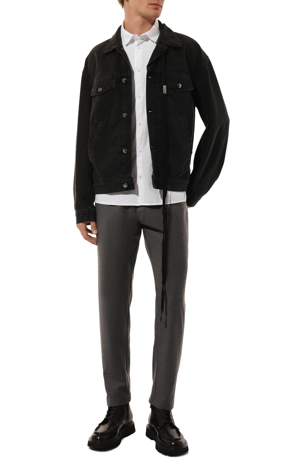 Хлопковая рубашка TRANSIT, арт. CFUTRYT290, фото 2