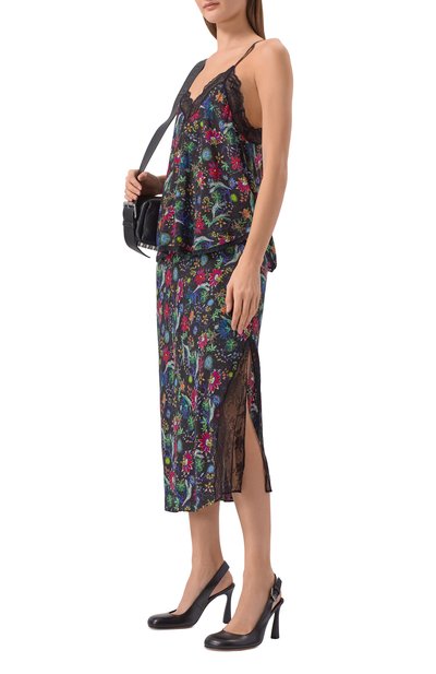 Юбка из вискозы ZADIG AND VOLTAIRE разноцветного цвета по цене 39400 руб., арт. WWSK01640, фото 2 Юбка из вискозы ZADIG AND VOLTAIRE, арт. WWSK01640, фото 2