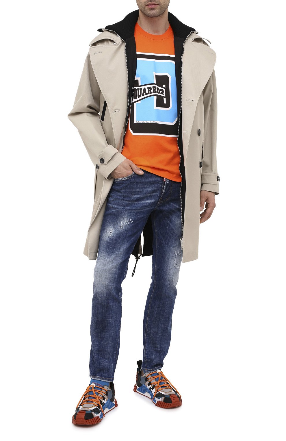 Хлопковая футболка DSQUARED2, арт. S74GD0760/S22427, фото 2