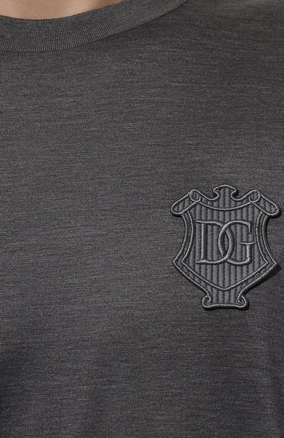 Футболка из шелка и хлопка DOLCE & GABBANA, арт. G8SA9Z/HU70J, фото 5