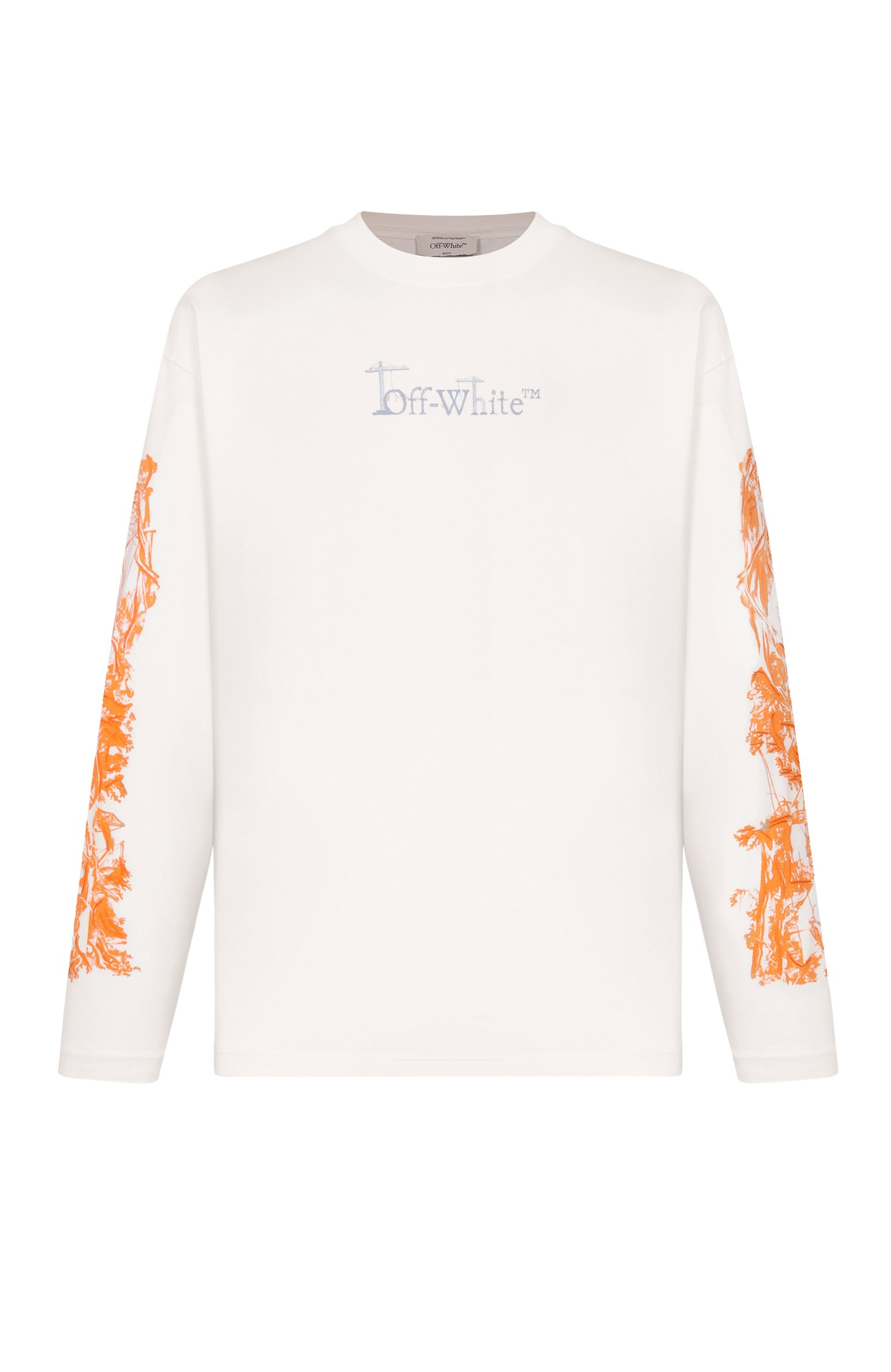 Хлопковый лонгслив OFF-WHITE, арт. 0MAB09CF26JER0061, фото 1