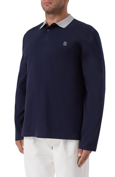 Хлопковое поло BRUNELLO CUCINELLI, арт. M0B138791W, фото 3