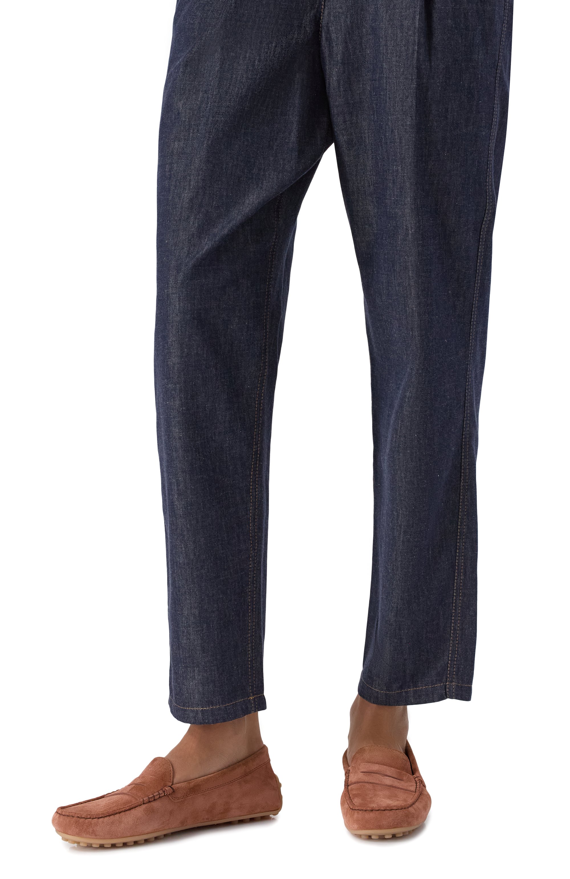 Замшевые мокасины city gommino TOD’S коричневого цвета по цене 69700 руб., арт. XXW10L00010RE0, фото 3 Замшевые мокасины city gommino TOD’S, арт. XXW10L00010RE0, фото 3