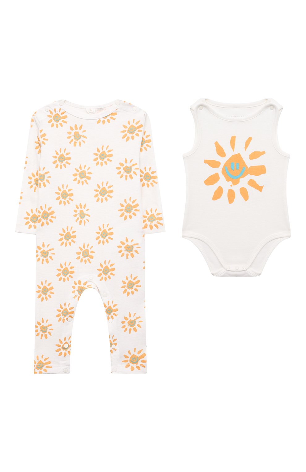 Комплект из двух предметов STELLA MCCARTNEY белого цвета по цене 7950 руб., арт. 602297/SQJ09, фото 1 Комплект из двух предметов STELLA MCCARTNEY, арт. 602297/SQJ09, фото 1