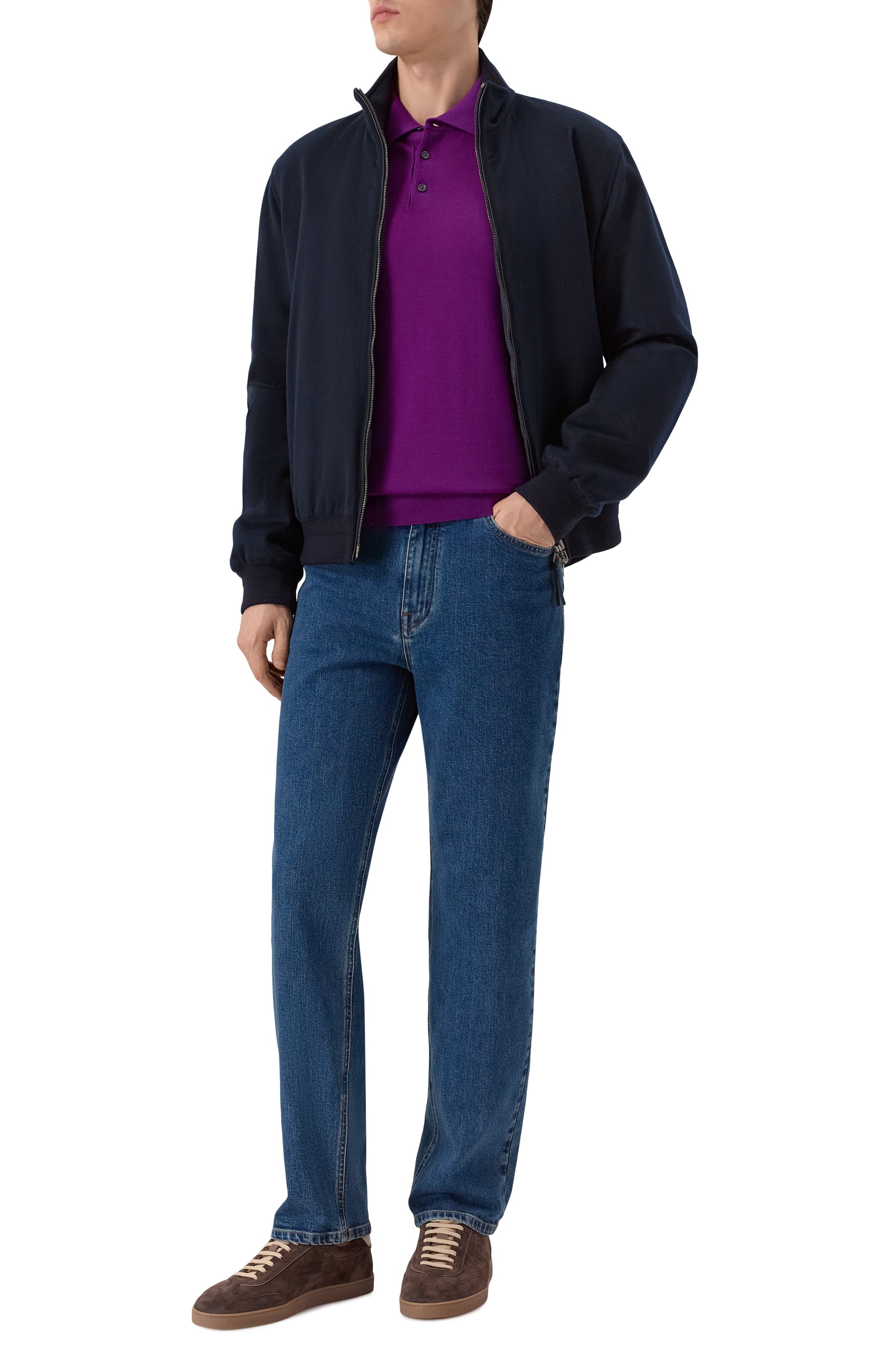 Шерстяное поло ANDREA CAMPAGNA, арт. M5625-6686, фото 2