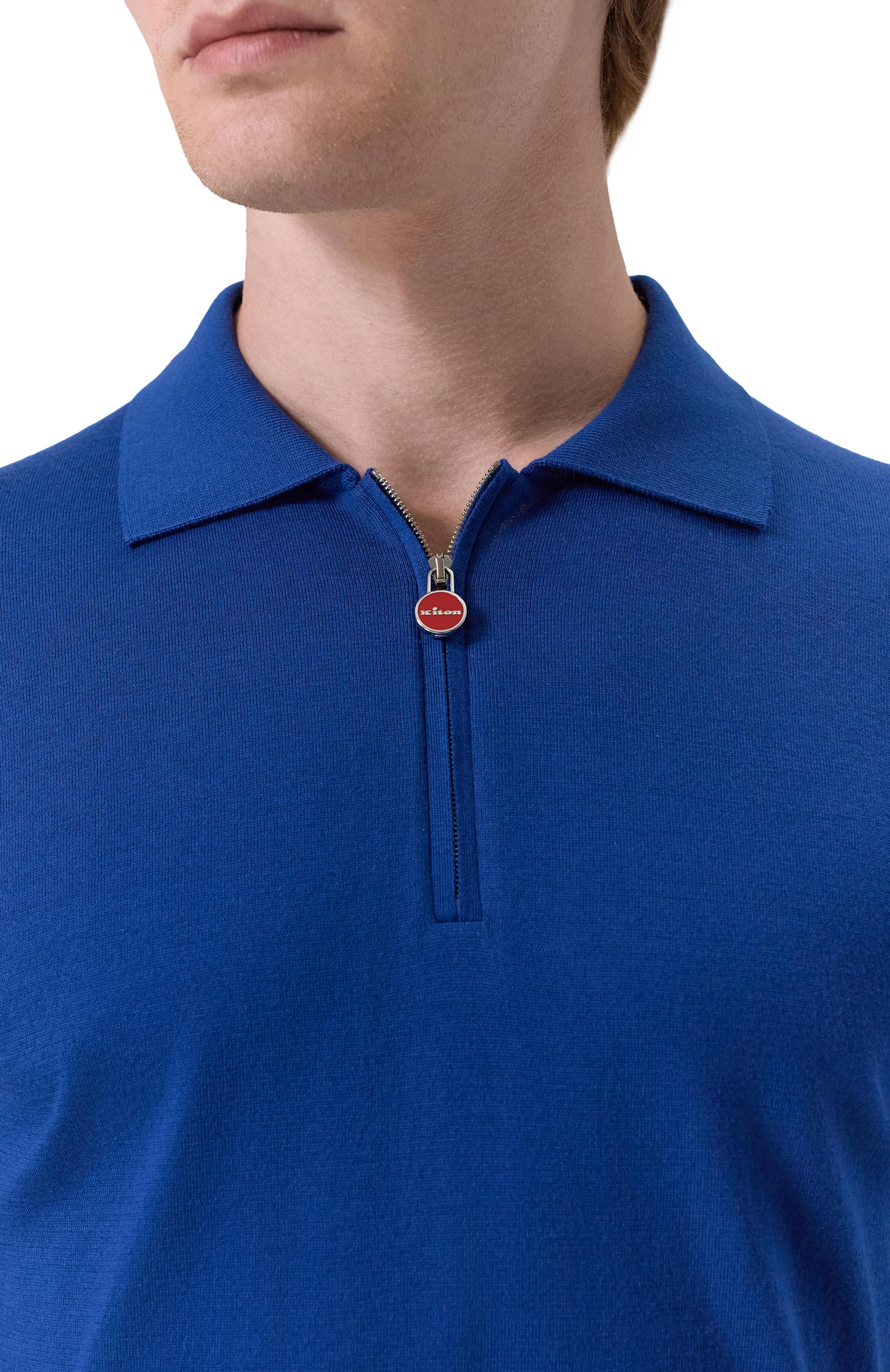 Хлопковое поло KITON, арт. UMKX33Z, фото 5