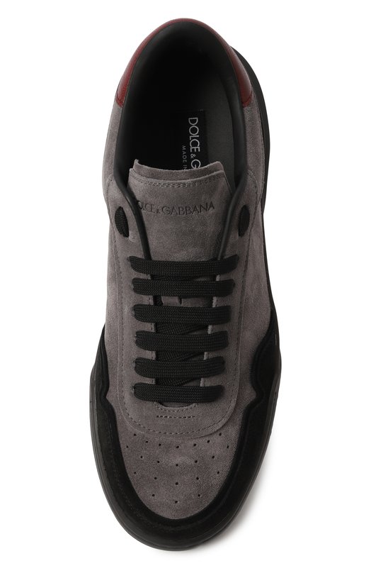 Замшевые кеды New Roma Dolce & Gabbana CS2275/AW317 Серый  CS2275/AW317 Фото 6