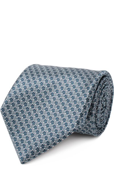 Мужской шелковый галстук с узором  BRIONI, арт. 061E00/07488