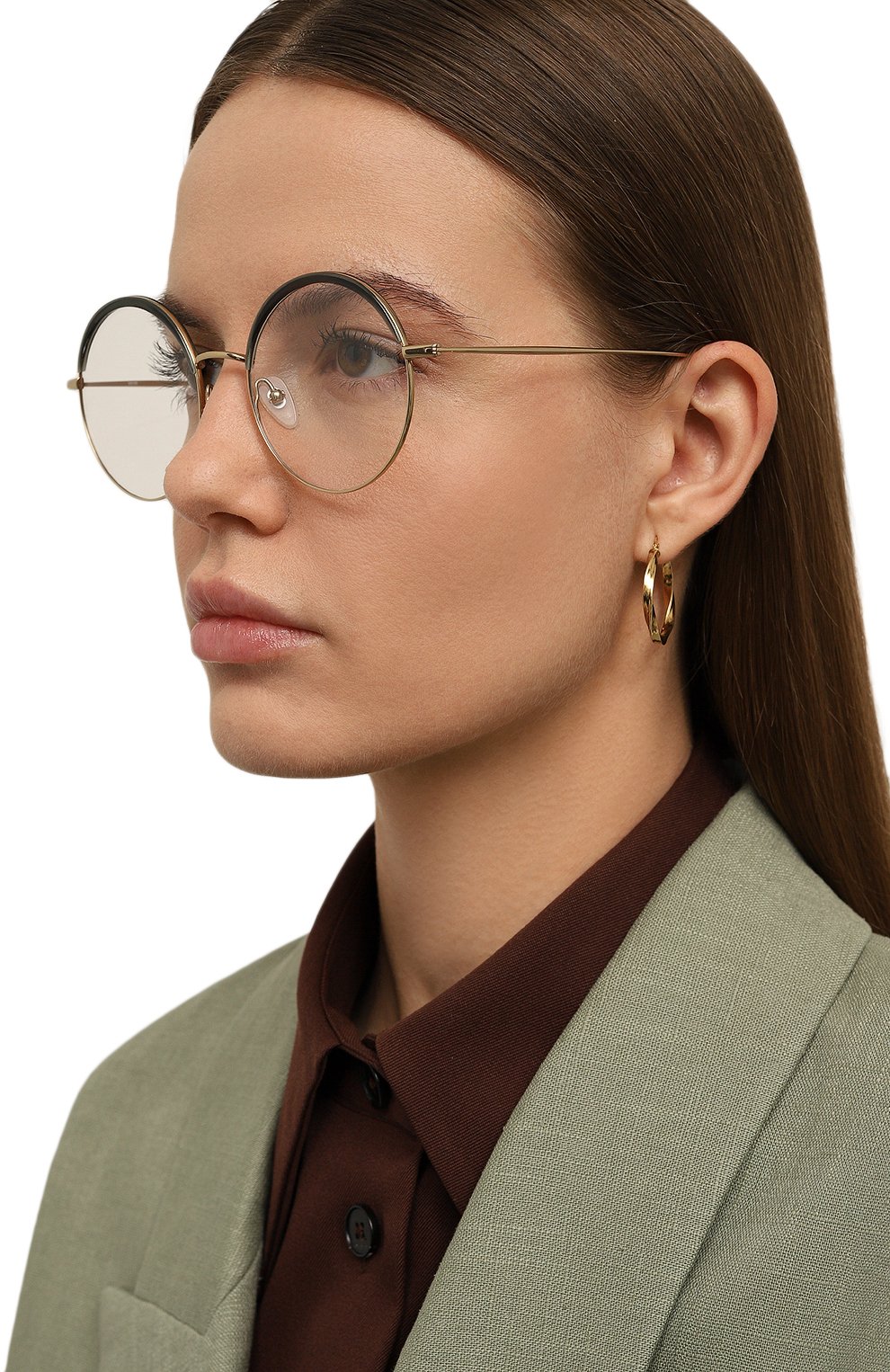 Оправа KALEOS зеленого цвета по цене 31300 руб., арт. K0RR C-005, фото 2 Оправа KALEOS, арт. K0RR C-005, фото 2