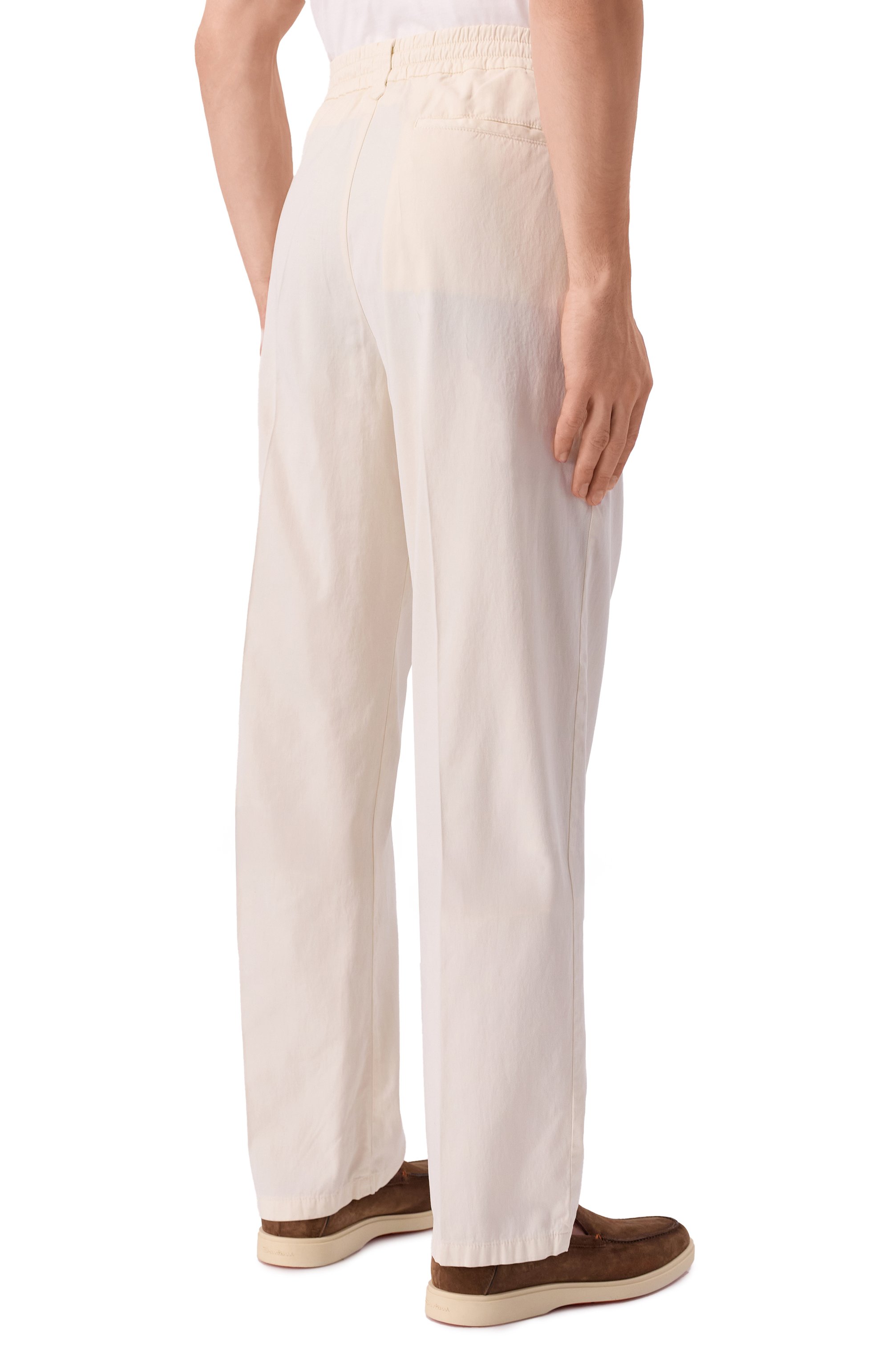 Брюки из лиоцелла и хлопка CANALI, арт. 93609/PT01355, фото 4