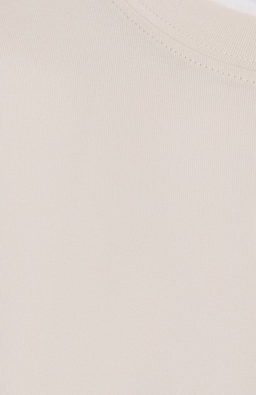 Хлопковая футболка Brunello Cucinelli M0B137427 Кремовый  M0B137427 Фото 6